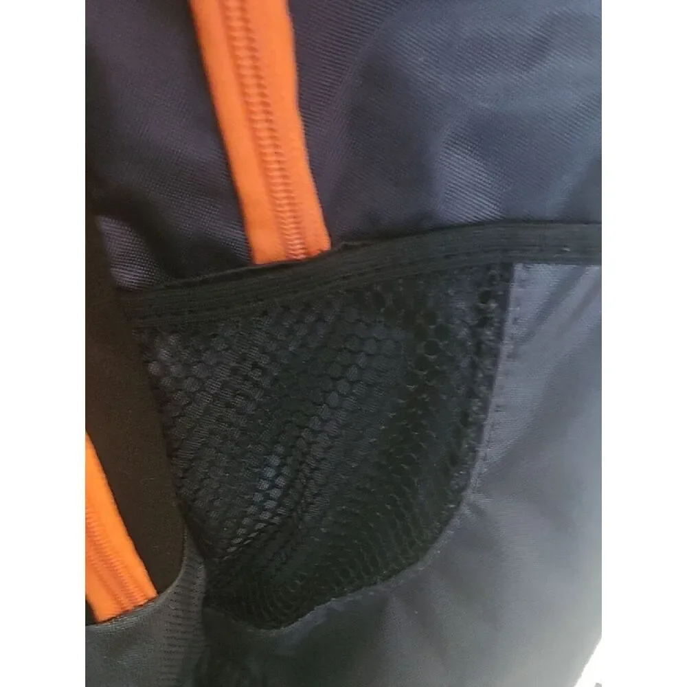 East Sport Gray and Orange Backpack - Durable Everyday Bag